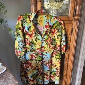 George Men's Hawaiian Shirt 2xl 50-52